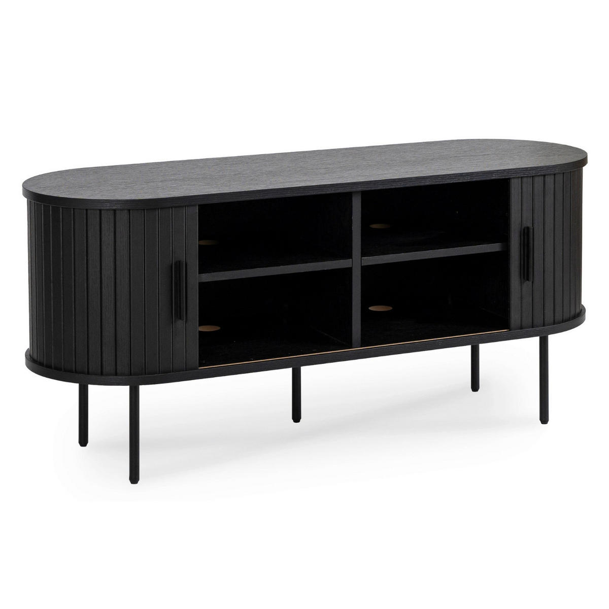 Lowboard SELVA schwarz B/H/T: ca. 120x54x60 cm SELVA - schwarz (120,00/54,00/60,00cm) - WIPMEB