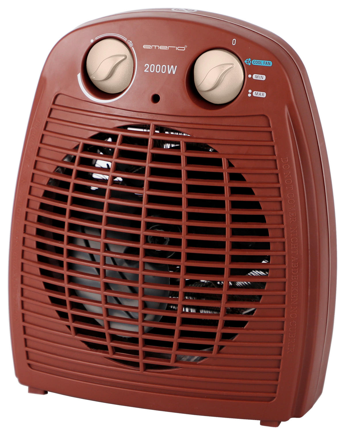 Heizlüfter rot Kunststoff B/H/L: ca. 13,4x26,5x22 cm ca. 2000 W Heizlüfter FH-106737.13 - rot (22,00/13,40/26,50cm)