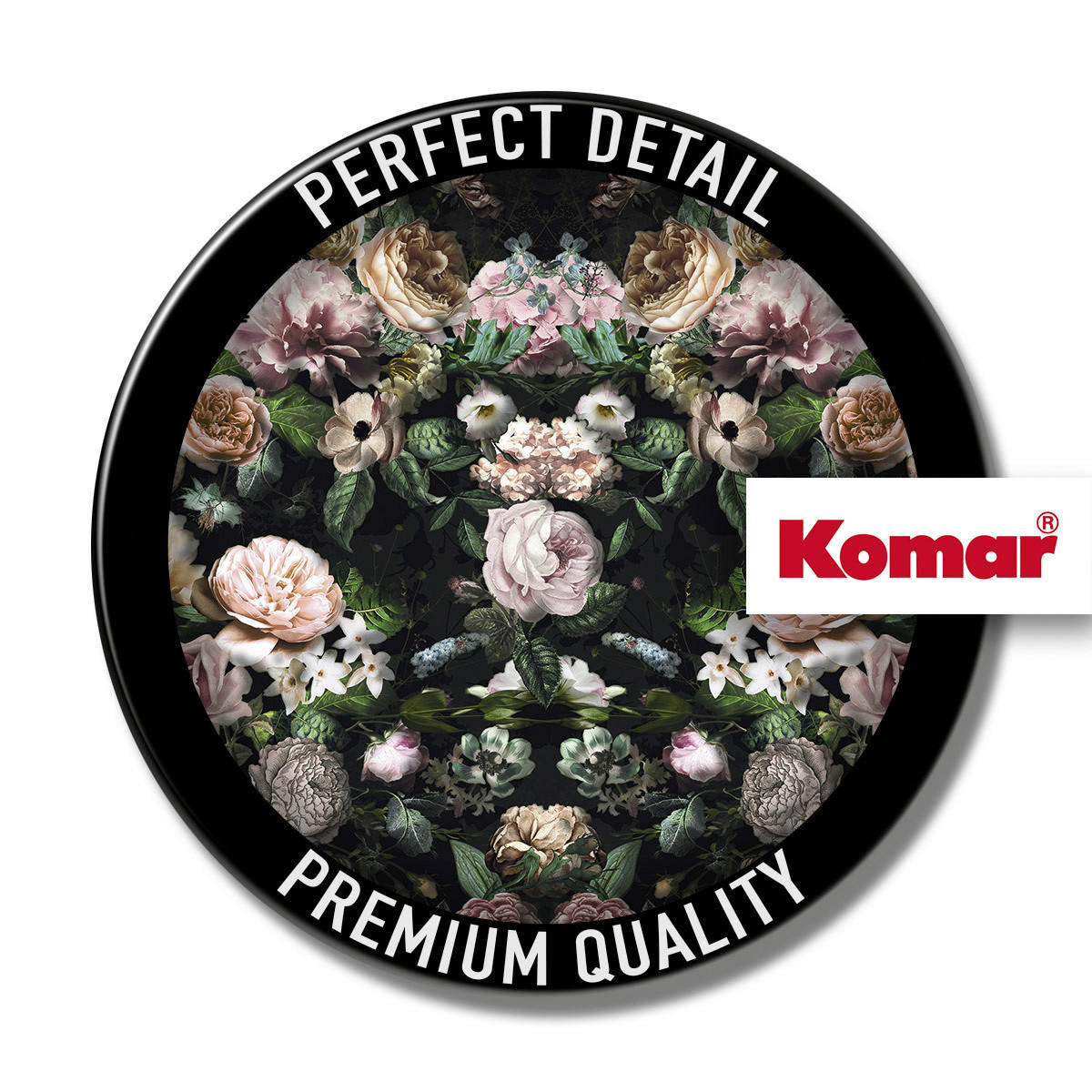 Komar Fototapete Victoria Black B/L: ca. 800x250 cm Victoria Black - (800,00/250,00cm) - Komar