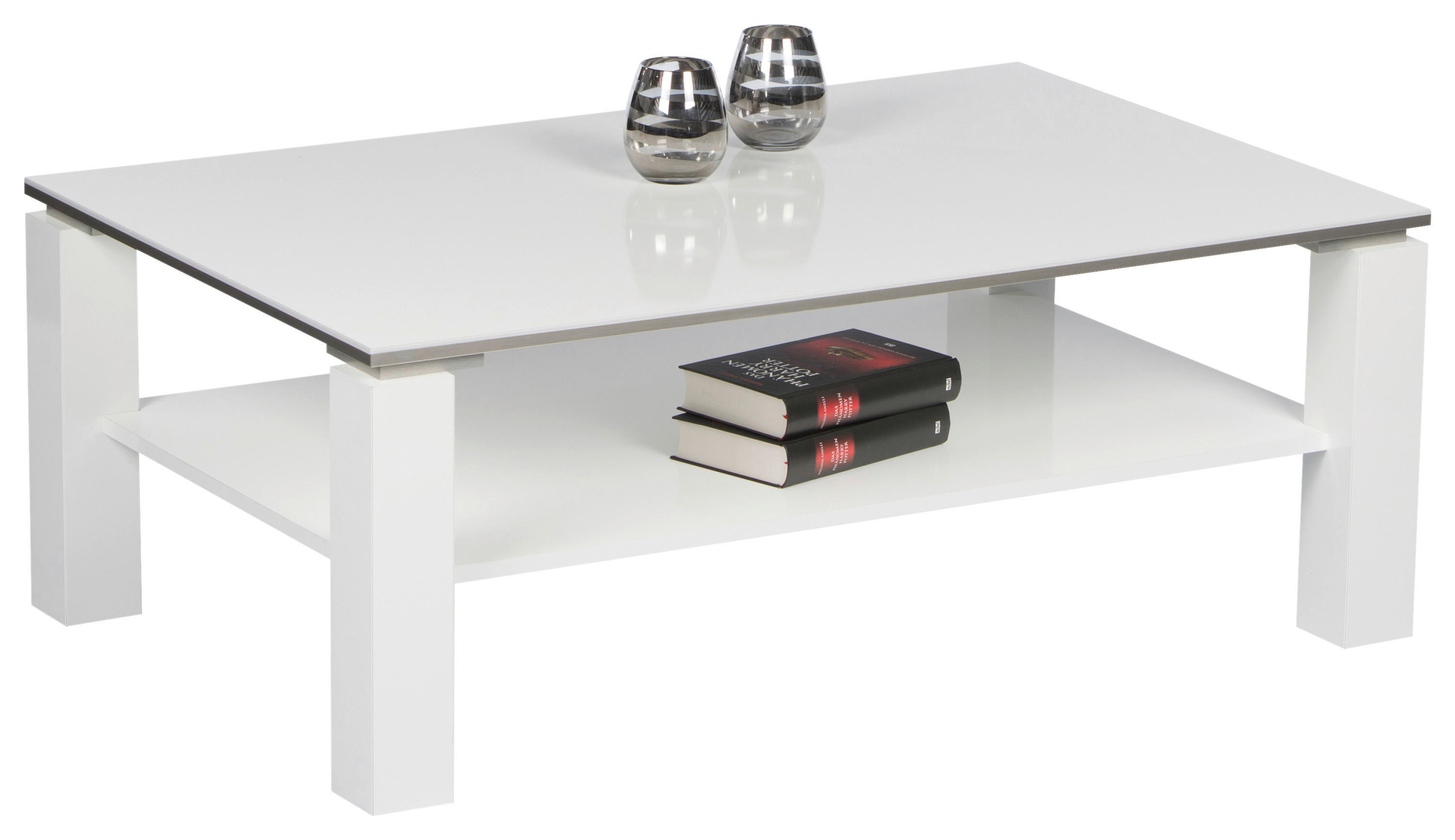 Couchtisch weiß hochglänzend B/H/T: ca. 110x41x70 cm Romy_83-606-13_Couchtisch - weiß (110,00/41,00/70,00cm)