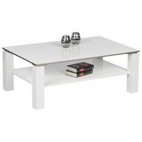Couchtisch weiß hochglänzend B/H/T: ca. 110x41x70 cm Romy_83-606-13_Couchtisch - weiß (110,00/41,00/70,00cm)