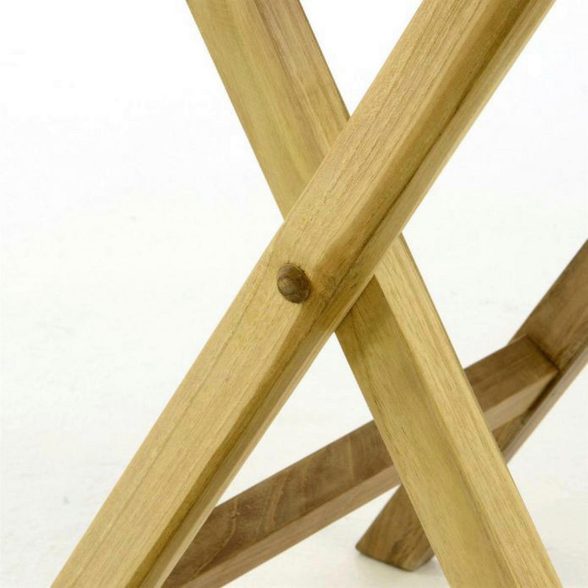 VCM Balkontisch hellbraun Teakholz H/T/D: ca. 75x15x80 cm Balkontisch - hellbraun (80,00/75,00cm) - VCM