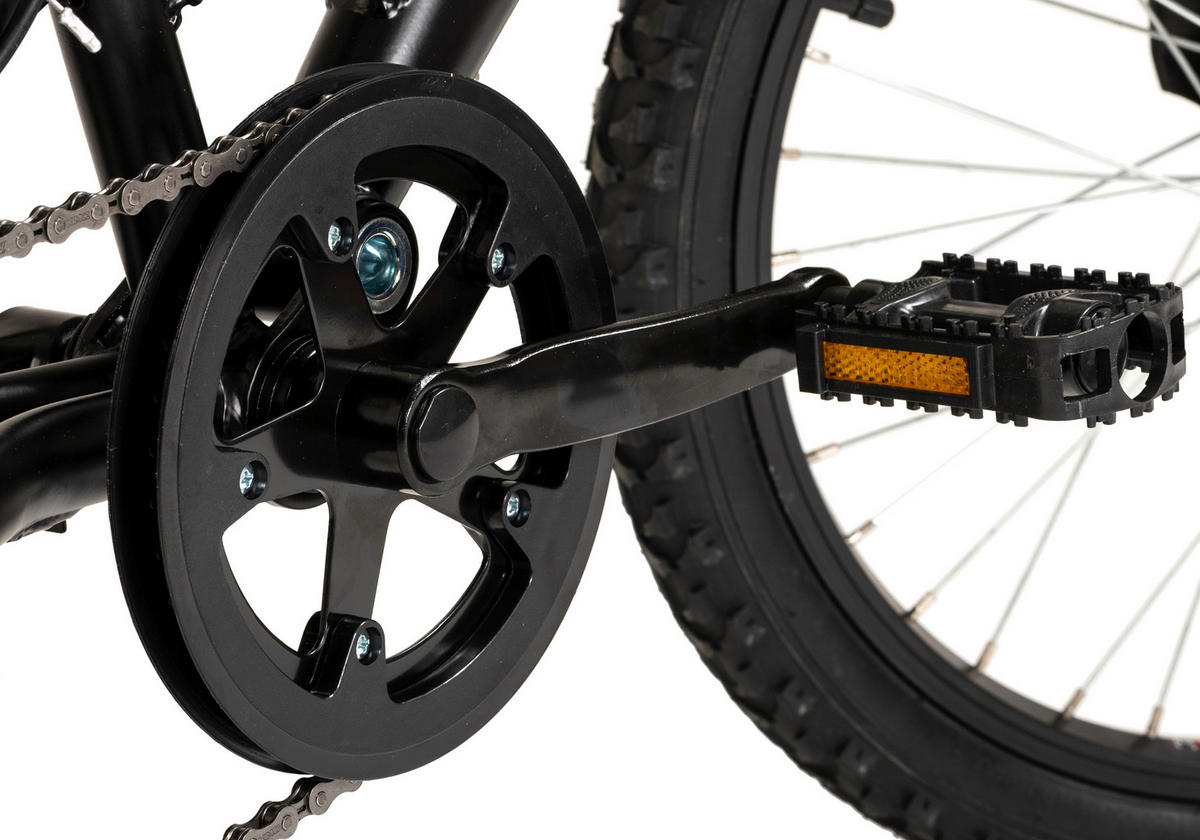 WYLD Kinder-Mountainbike Zodiac ZODIAC 20 Zoll Rahmenhöhe 31 cm 6 Gänge schwarz schwarz ca. 20 Zoll Zodiac - schwarz - WYLD