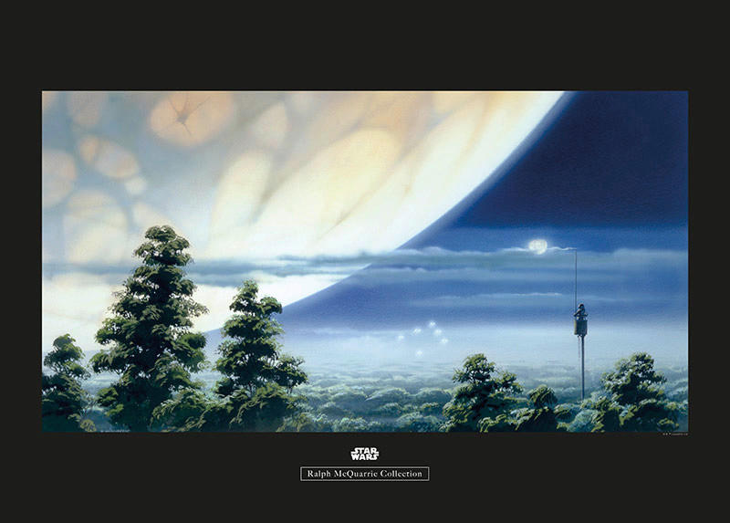 Komar Poster Star Wars Classic RMQ Yavin Lookout Star Wars B/L: ca. 70x50 c günstig online kaufen