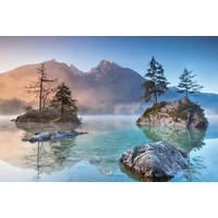 Bönninghoff Keilrahmenbild Berge B/H/L: ca. 90x2x60 cm Keilrahmenbild 60x90cm - (60,00/90,00/2,00cm) - Bönninghoff