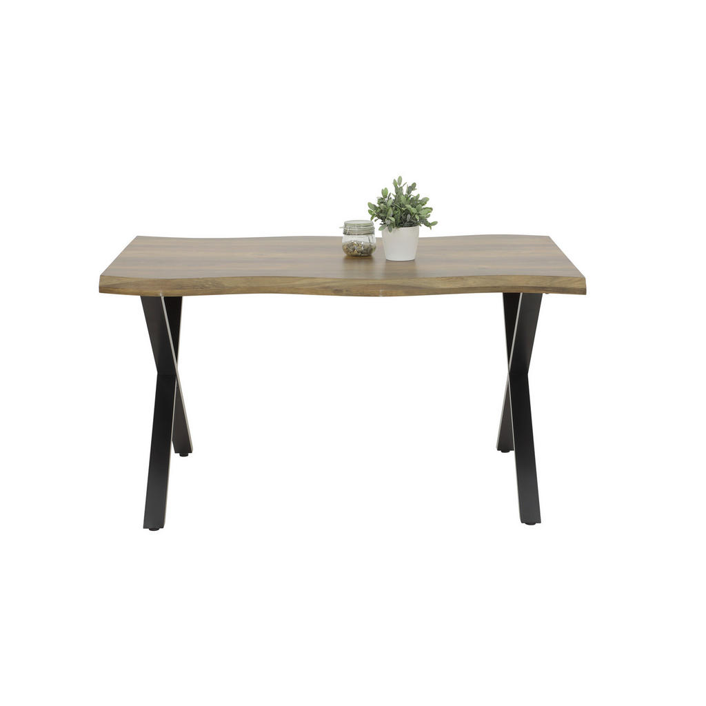 Thumbnail - Esstisch Gerda braun Akazie Nachbildung B/H/T: ca. 140x76x90 cm