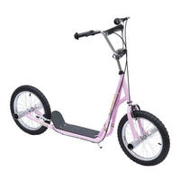 HOMCOM Kinderroller rosa Kinderroller - rosa (143,00/58,00/100,00cm) - HOMCOM