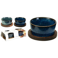 Servierset mehrfarbig Steinzeug B/H/L: ca. 20x11x5 cm Servierset_4tlg. - mehrfarbig (5,00/20,00/11,00cm)