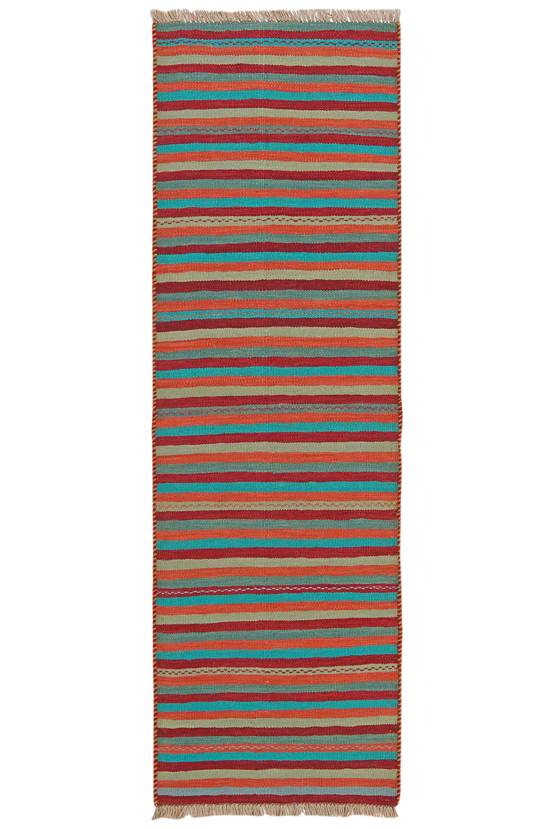 PersaTepp Teppich Kelim Gashgai multicolor B/L: ca. 63x195 cm Kelim Gashgai - multicolor (63,00/195,00cm) - PersaTepp