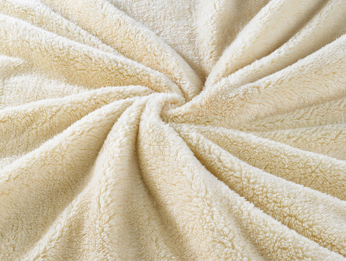 Microfaser Bettwäsche Teddy-Fleece Bettwäsche_Microfaser-Teddy-Flausch - sand (135,00/200,00cm)