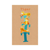Komar Poster ABC Animal T Buchstaben B/L: ca. 50x70 cm ABC Animal T - (50,00/70,00cm) - Komar