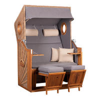 TRENDY by deVries Strandkorb Trend braun Polyester B/H/T: ca. 120x155x80 cm Trend - braun (120,00/155,00/80,00cm) - TRENDY by deVries