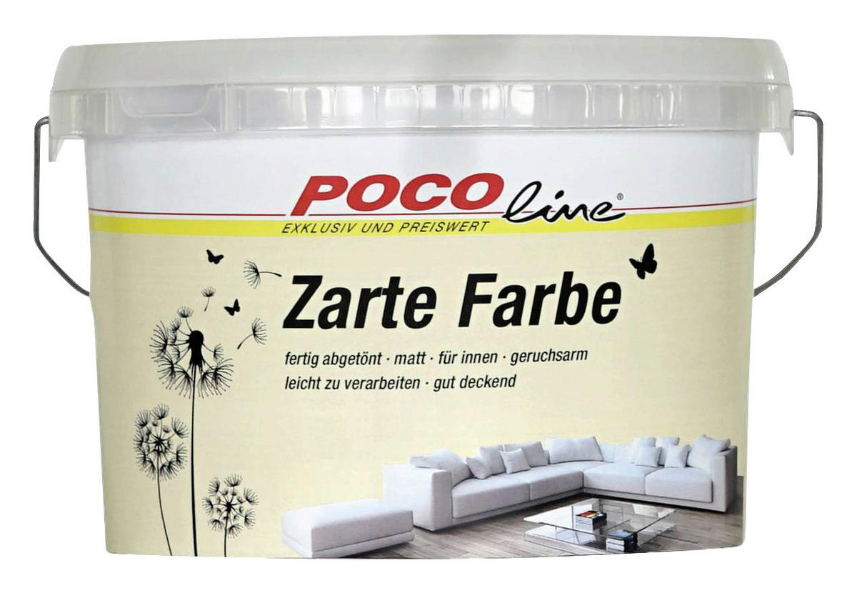 POCOline Raumfarbe Zarte Farben Vanilleblüte ca. 10 l Zarte Farben - Vanilleblüte (10,00l) - POCOline