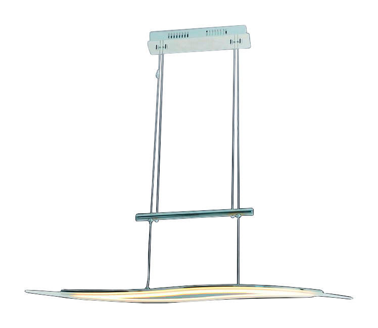 Näve Leuchten LED Pendelleuchte NV7047642 Wave - klar/Chrom (80,00cm) - Näve Leuchten