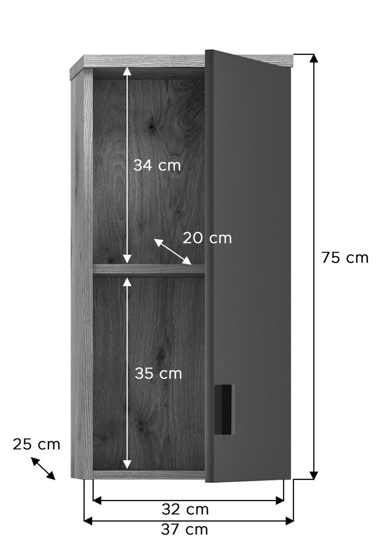 Badezimmer-Set GRADO B/H/T: ca. 140x192x48 cm GRADO - (140,00/192,00/48,00cm) - xonox.home