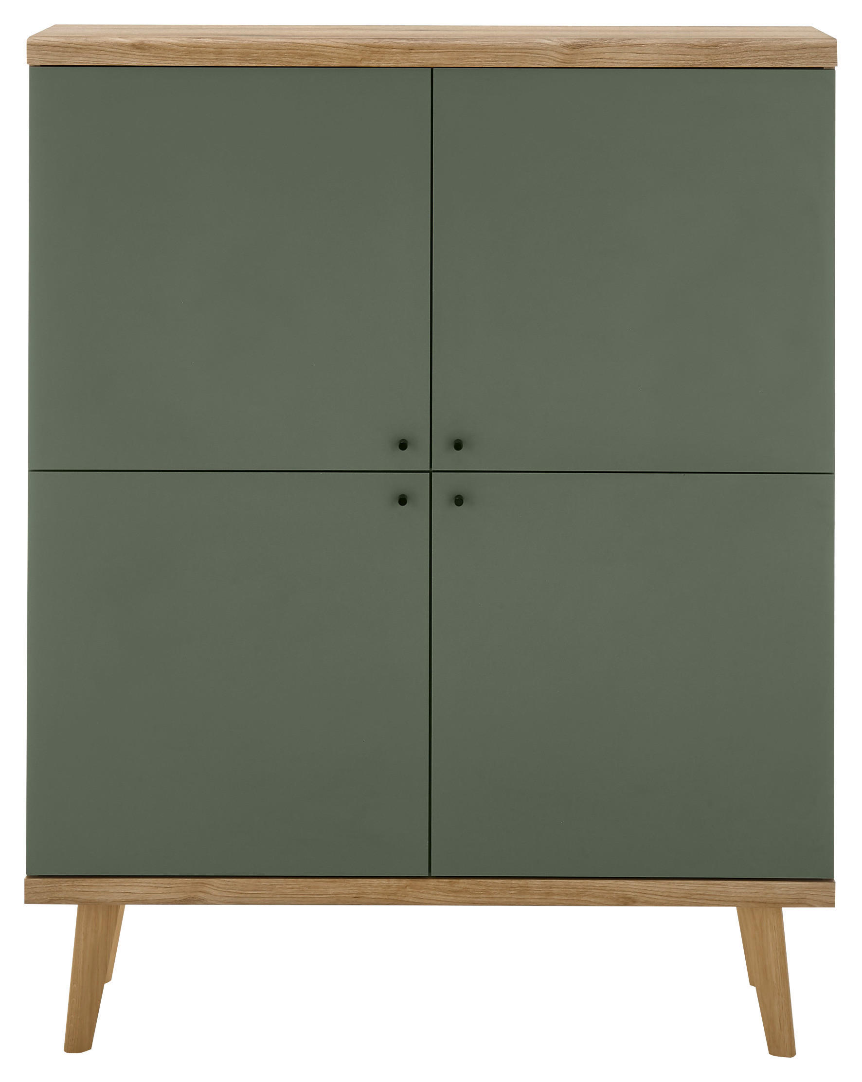 Highboard Alva Eiche Evoke Coast Nachbildung salbei B/H/T: ca. 107x134x40 cm Alva - Eiche/salbei (107,00/134,00/40,00cm)