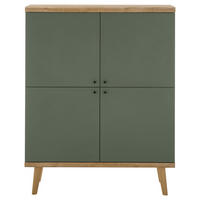 Highboard Alva Eiche Evoke Coast Nachbildung salbei B/H/T: ca. 107x134x40 cm Alva - Eiche/salbei (107,00/134,00/40,00cm)