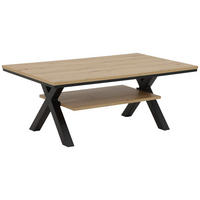 Couchtisch Eiche Artisan Nachbildung schwarz B/H/T: ca. 110x43x67 cm Mats_091508_Couchtisch - Eiche/schwarz (110,00/43,00/67,00cm)
