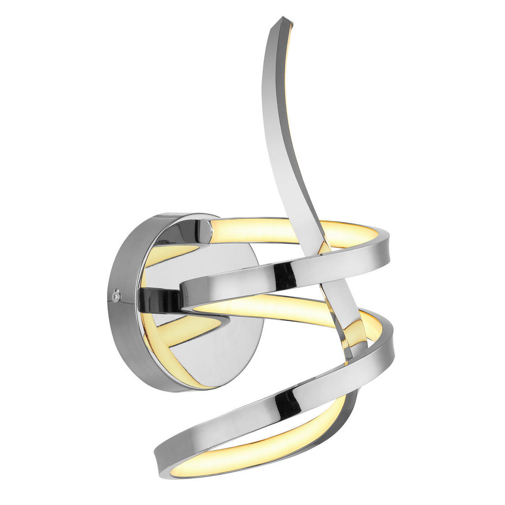 Thumbnail - GLOBO Deckenleuchte Opal Chrom Aluminium Metall H: ca. 35 cm 1 Brennstellen