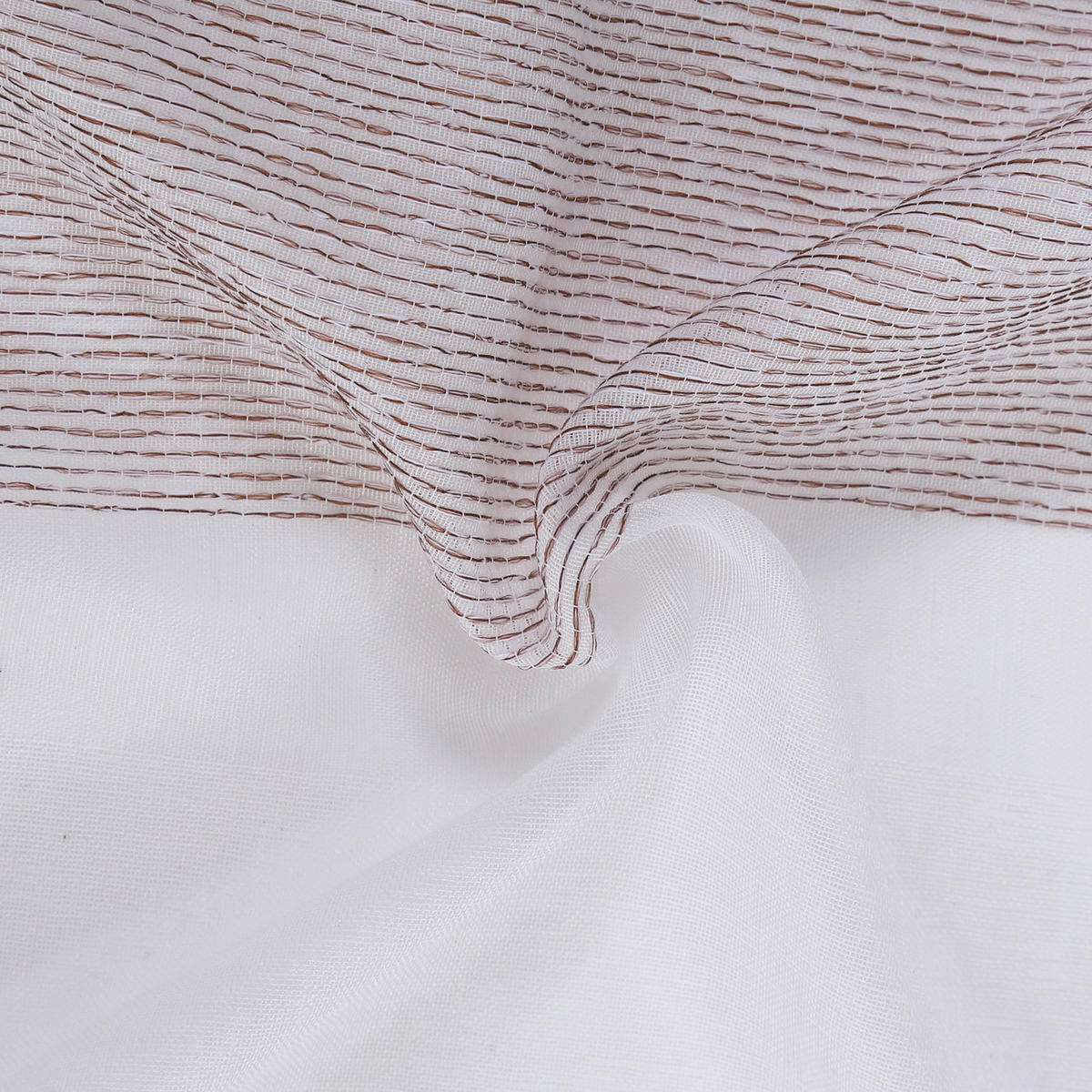 Dekovorhang Streifen breit braun B/L: ca. 140x245 cm Streifen breit - braun (140,00/245,00cm) - feel of nature