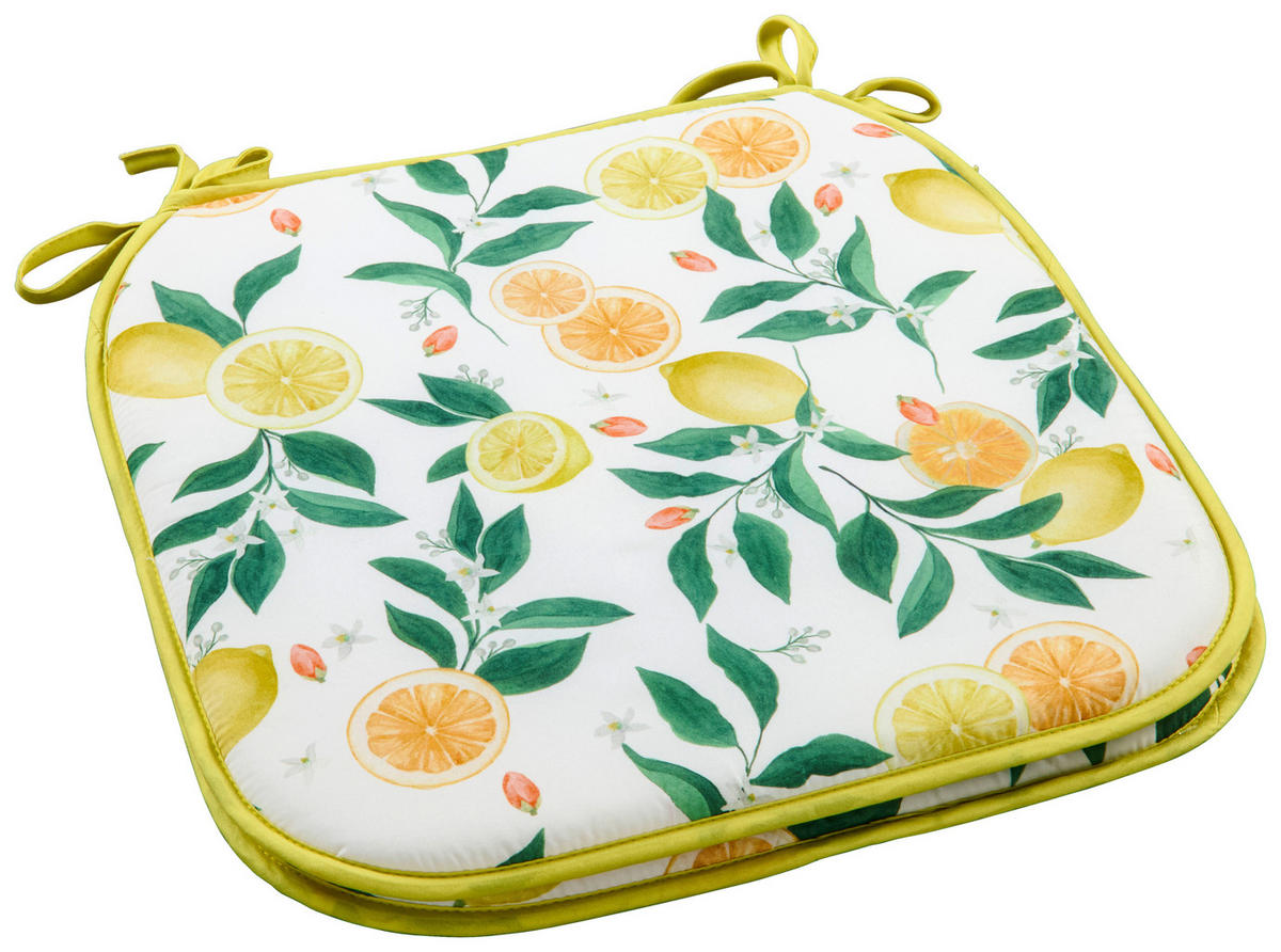 Stuhlkissen Stuhlkissen_2erPack Zitronen - gelb (38,00/38,00cm) - POCOline