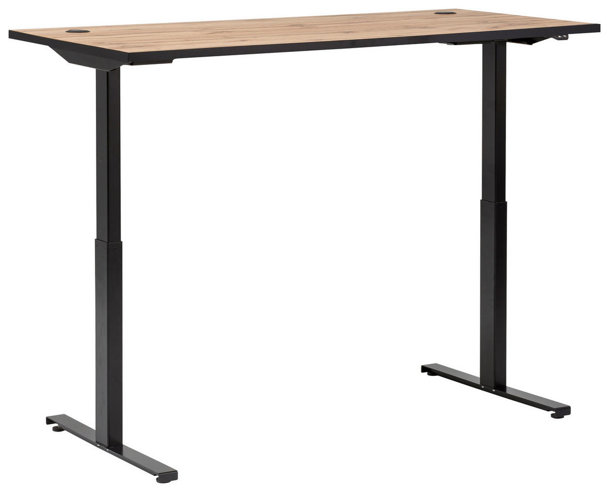 höhenverstellbarer Schreibtisch Serie 2000 Eiche Landhaus Nachbildung B/H/T: ca. 160x71x75 cm Serie 2000 - Eiche (160,00/71,00/75,00cm) - Möbelpartner