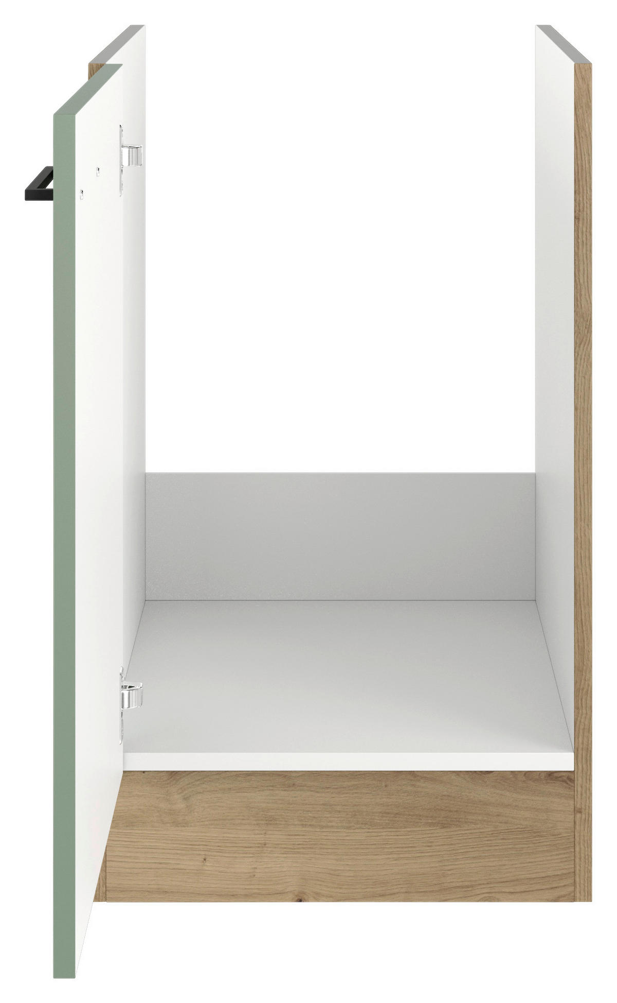 Flex-Well Spülenschrank Cara grün B/H/T: ca. 50x82x57 cm Cara - Eiche/schwarz (50,00/82,00/57,00cm) - Flex-Well