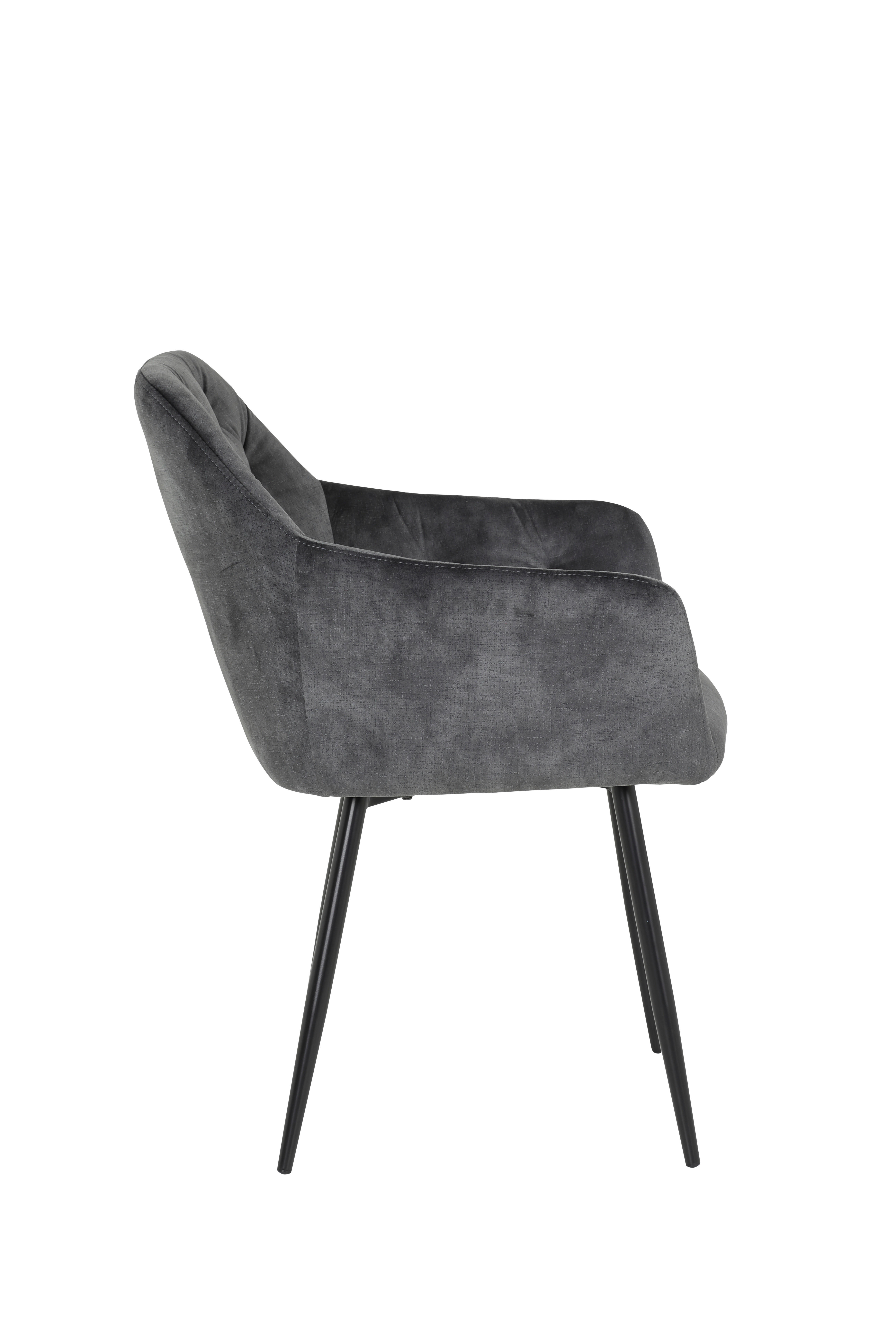 Essgruppe Cleo I anthrazit Holzwerkstoff B/H/T: ca. 140x76x90 cm Cleo I - anthrazit (140,00/76,00/90,00cm) - Hela
