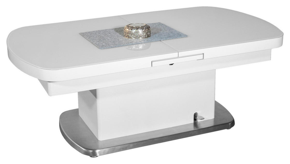 Couchtisch Levi weiß MDF B/H/T: ca. 135x50x75 cm Levi - weiß (135,00/50,00/75,00cm)