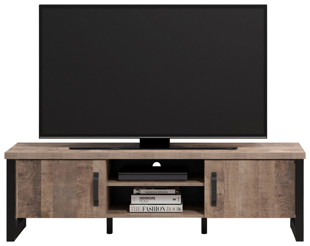 TV-Lowboard Emile Eiche Tabak Nachbildung B/H/T: ca. 166x50x45 cm Emile - Eiche (166,00/50,00/45,00cm) - Trendteam