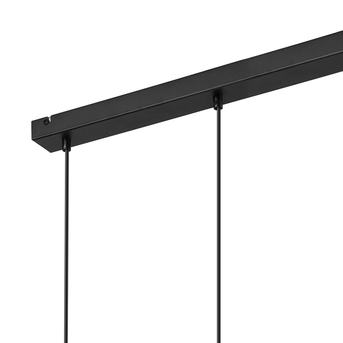 Lamkur Pendelleuchte MIA 40462 Chrom Metall Stahl H/L: ca. 83x70 cm E27 3 Brennstellen Mia - Chrom (70,00cm) - Lamkur