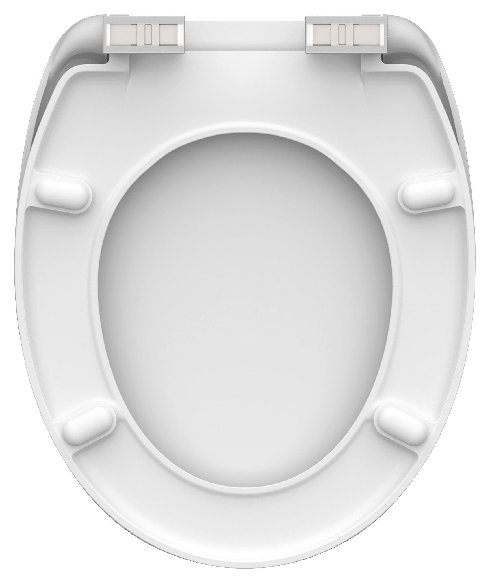WC-Sitz MDF B/H/L: ca. 6x48x38,5 cm WC-Sitz_Flower&Wood Duroplast - (38,50/6,00/48,00cm) - Eisl