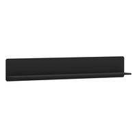 Wandregal Norica schwarz matt B/H/T: ca. 140x24x22 cm Norica - schwarz (140,00/24,00/22,00cm)