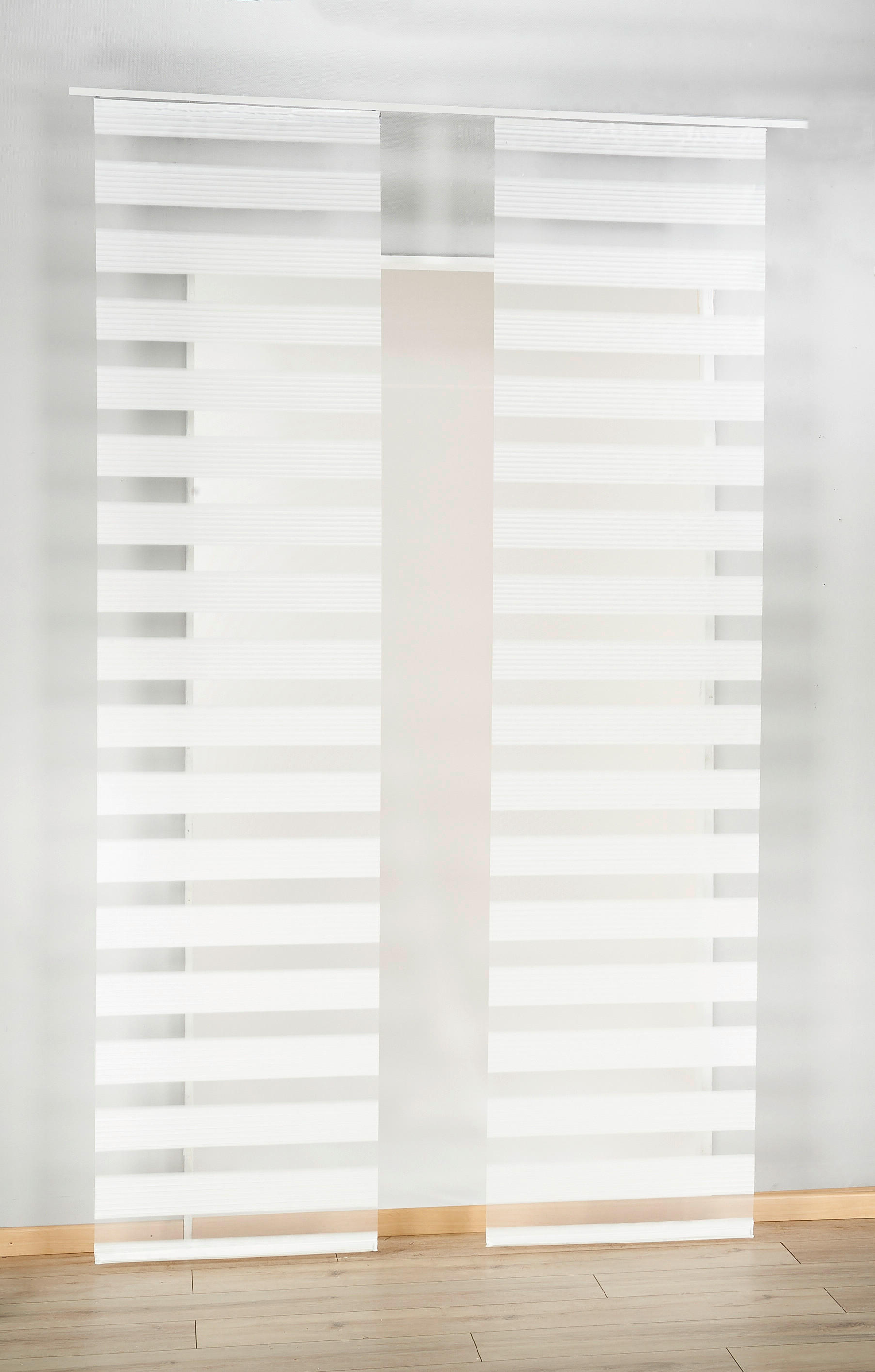 Schiebevorhang Timba weiß B/L: ca. 60x245 cm Timba - weiß (60,00/245,00cm) - POCOline