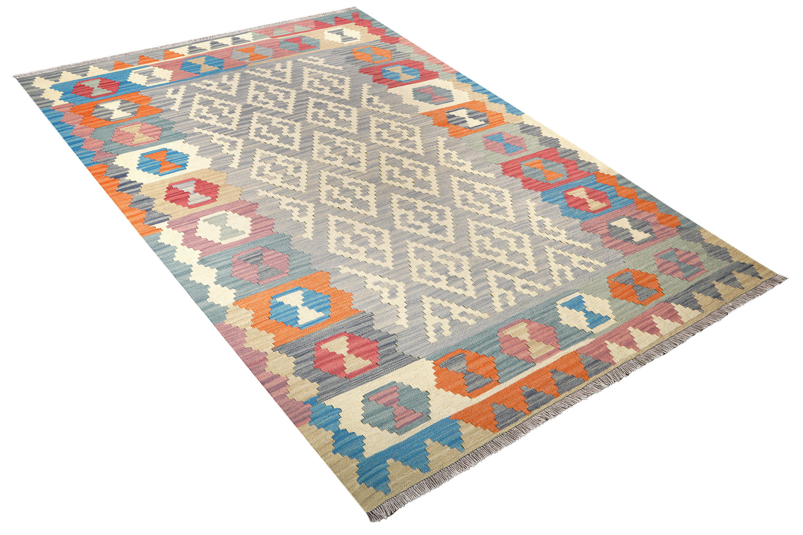 PersaTepp Teppich Kelim Gashgai bunt B/H/L: ca. 168x1x238 cm Kelim Gashgai - bunt (238,00/168,00/1,00cm) - PersaTepp