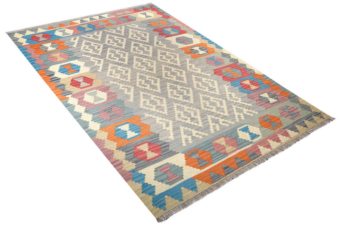 PersaTepp Teppich Kelim Gashgai bunt B/H/L: ca. 168x1x238 cm Kelim Gashgai - bunt (238,00/168,00/1,00cm) - PersaTepp