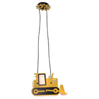 Näve Leuchten Pendelleuchte gelb Holz B/H/T: ca. 34x80x12 cm E27 2 Brennstellen CARTER - gelb (34,00/80,00/12,00cm) - Näve Leuchten