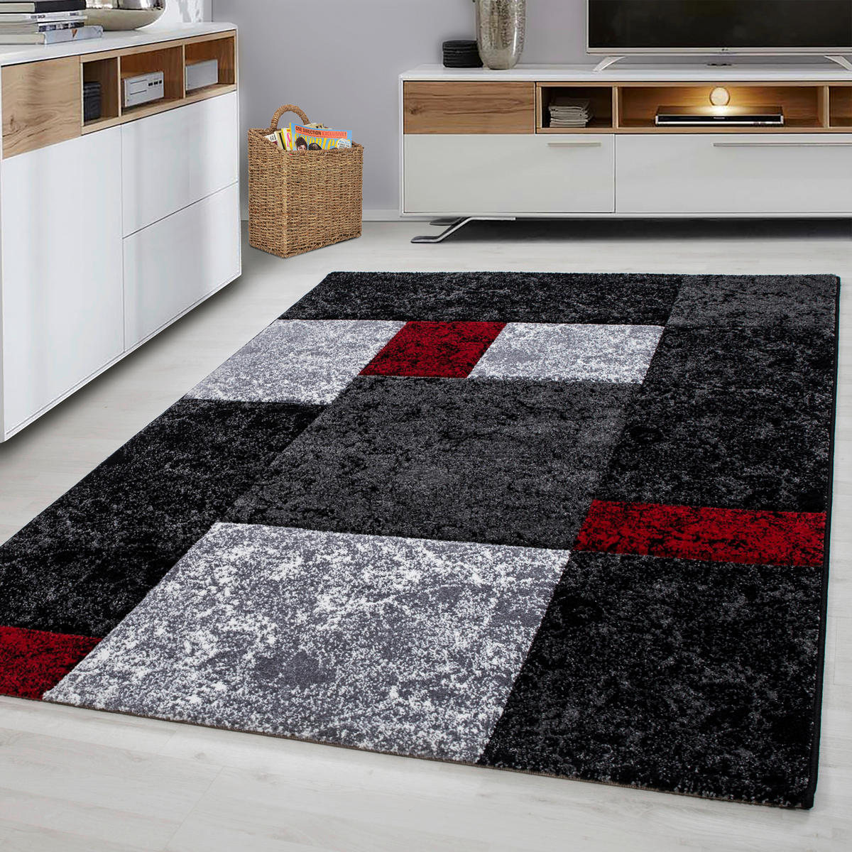 Ayyildiz Teppich HAWAII rot B/L: ca. 160x230 cm HAWAII - rot (160,00/230,00cm) - Ayyildiz