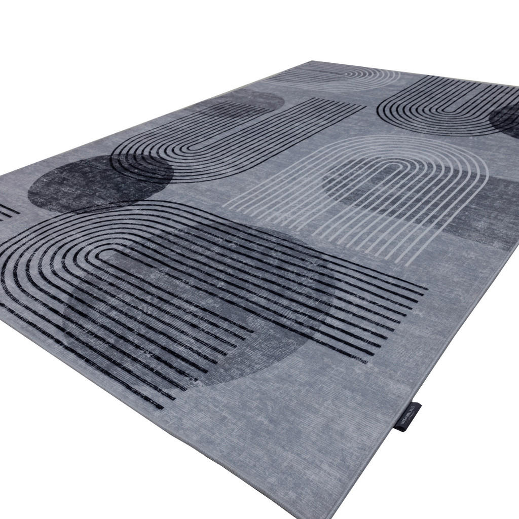 Thumbnail - Obsession Teppich Avantgarde grau B/H/L: ca. 80x8x150 cm