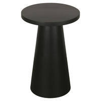 Beistelltisch CONE schwarz lackiert Akazie H/D: ca. 60x35 cm CONE - schwarz (35,00/60,00cm) - byLIVING