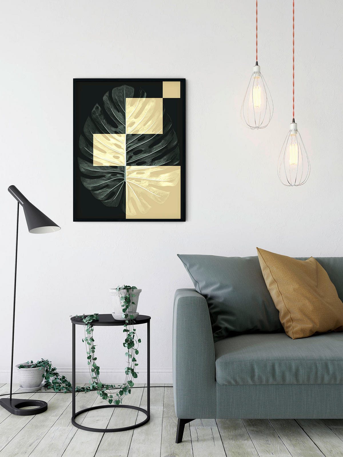 Komar Poster Monstera Theatre Blätter B/L: ca. 30x40 cm Monstera Theatre - (30,00/40,00cm) - Komar