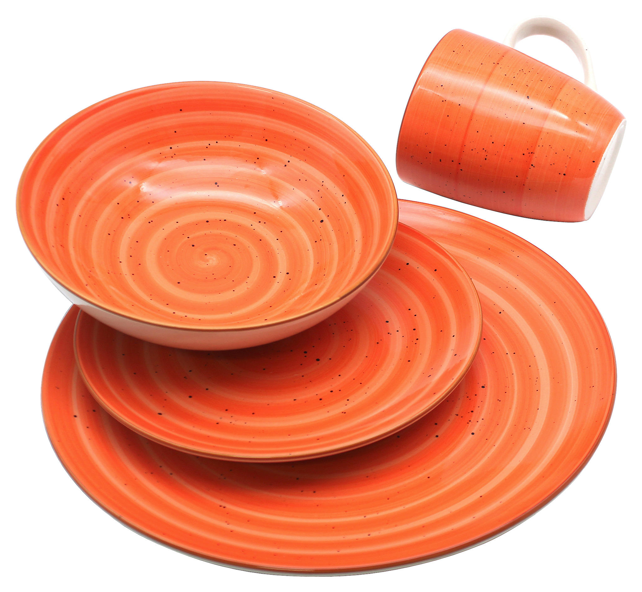 MICHELINO Kombiservice orange Keramik 16 tlg. Kombiservice_16tlg. - orange