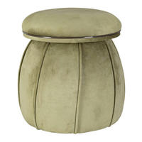 360 Living Hocker Corin 100 grün Graphit H/D: ca. 51,5x51,5 cm Corin 100 - Graphit/grün (51,50/51,50cm) - 360 Living