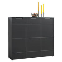 Kommode Mailand 13 anthrazit B/H/T: ca. 135x120x34 cm Mailand 13 - anthrazit (135,00/120,00/34,00cm)