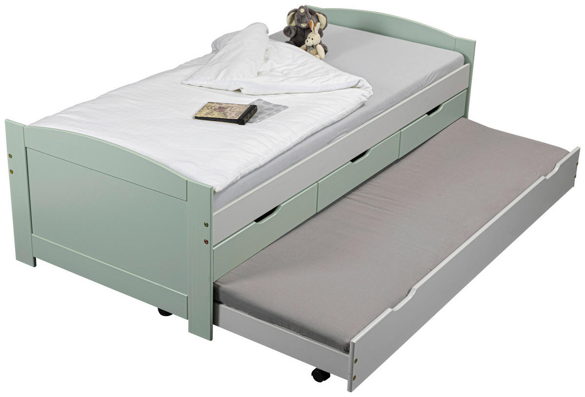 Funktionsbett Prati Bett salbei Prati Bett - salbei (205,00/98,00/63,00cm) - Inter Link
