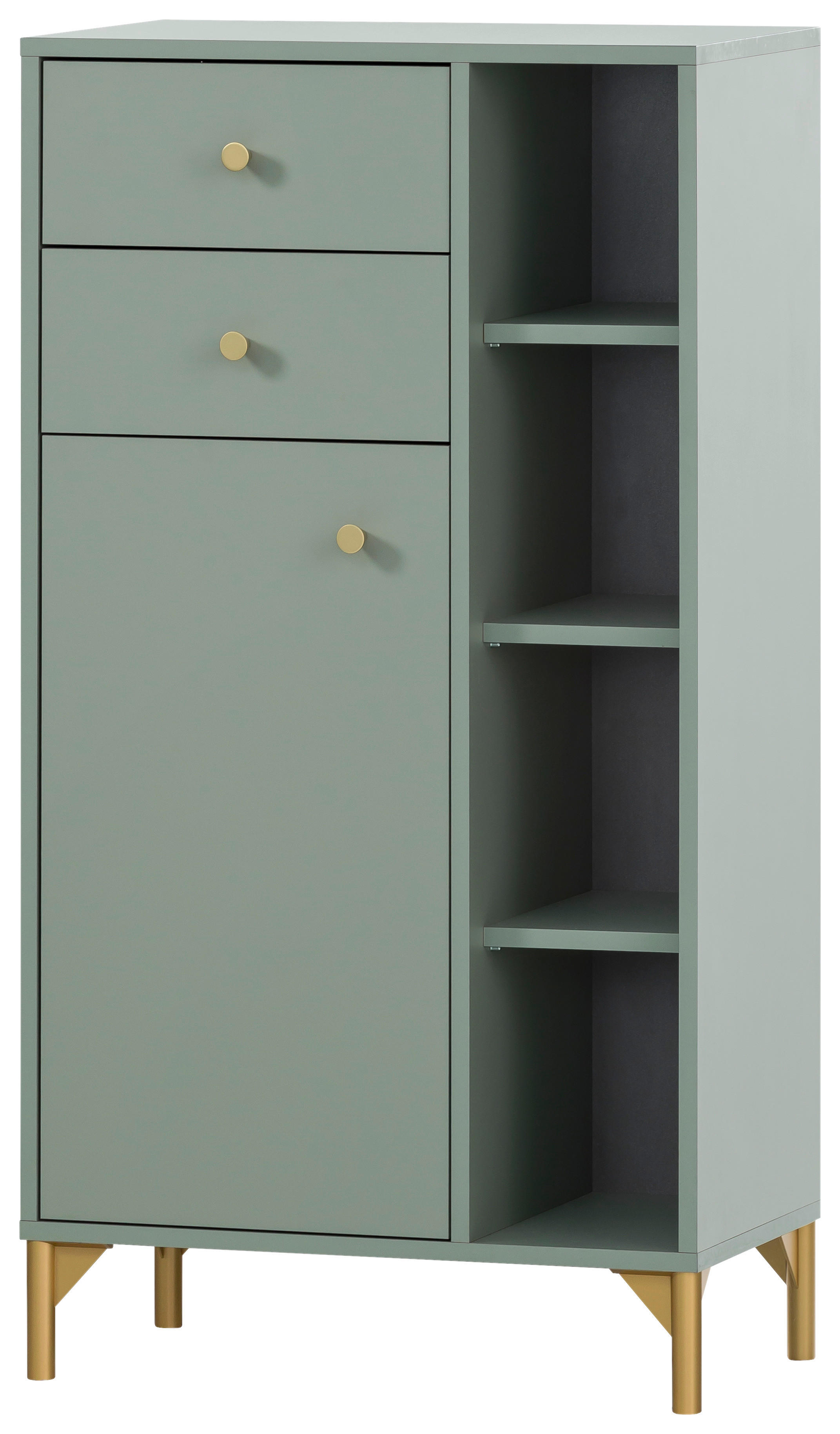 Midischrank Ando Pistazie B/H/T: ca. 60,2x114,4x33,05 cm Ando - Pistazie (60,20/114,40/33,05cm) - Möbelpartner