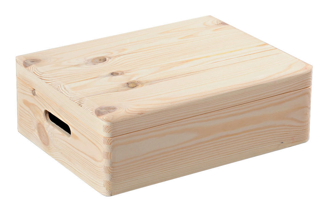 Kesper Allzweckkiste natur Kiefer B/H/L: ca. 29x13,5x39 cm Allzweckkiste - natur (39,00/29,00/13,50cm) - Kesper