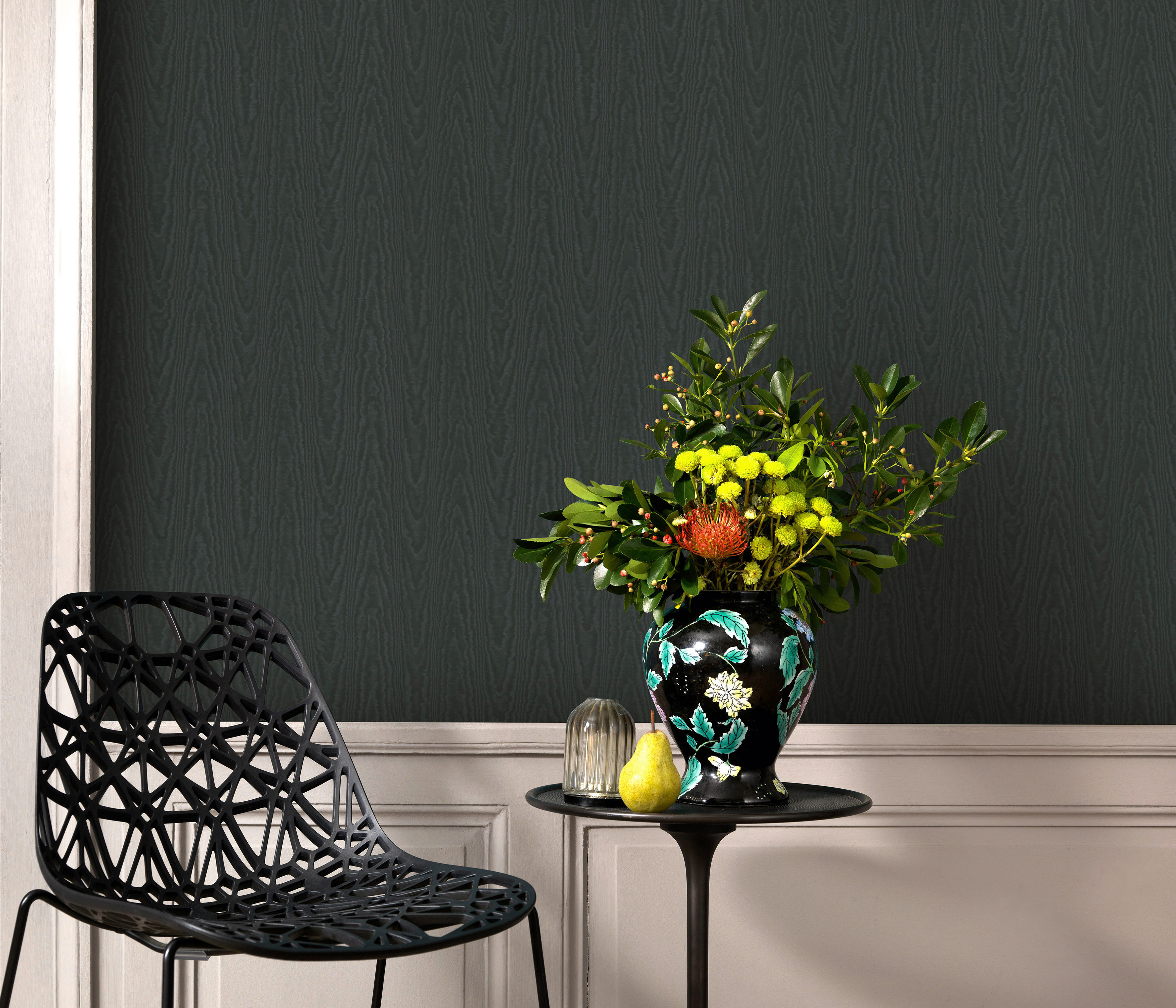 Erismann Vliestapete Holzoptik schwarz B/L: ca. 53x1005 cm Vliestapete_10291-15 - schwarz (53,00/1005,00cm) - Erismann
