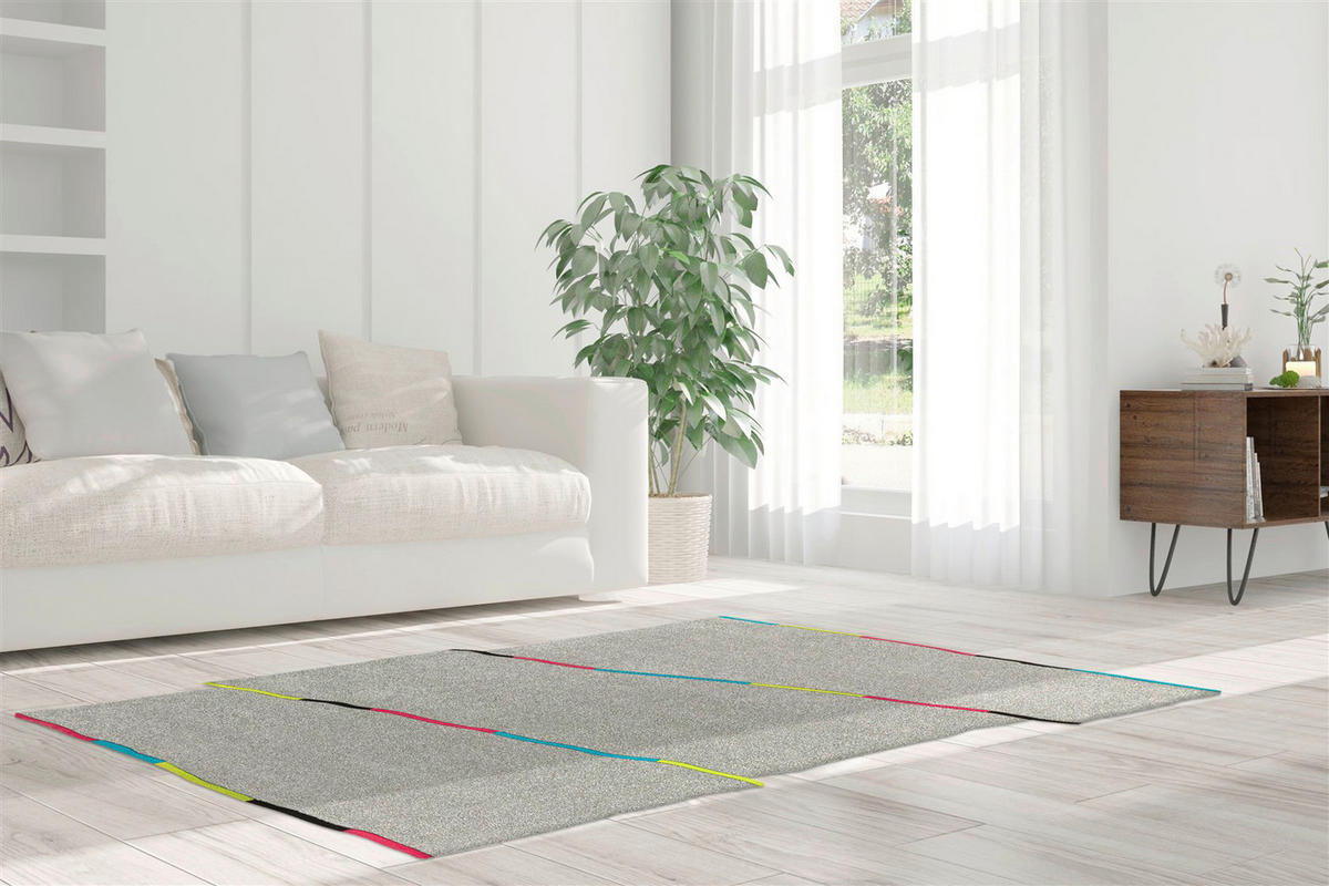 Arte Espina Kurzflorteppich Spirit Frisee 3107 hellgrau B/L: ca. 170x240 cm Spirit Frisee 3107 - hellgrau (170,00/240,00cm) - Arte Espina