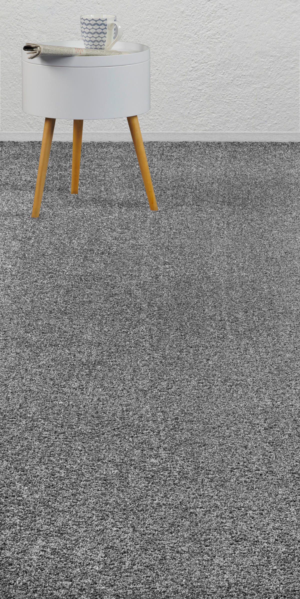 Teppichboden Hanoi dunkelgrau B: ca. 400 cm pro m² Hanoi - dunkelgrau (400,00cm)